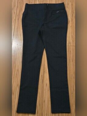 DKNY Black Stretch Ponte Pants